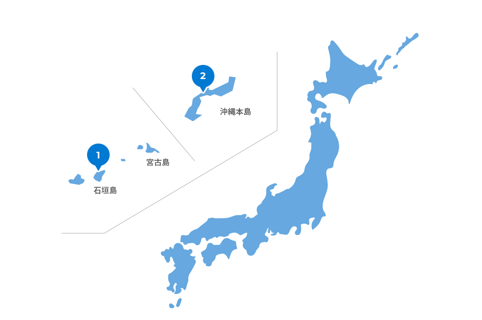 Wheeeboに乗れる場所を示した地図